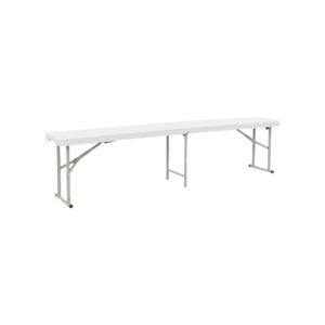 Banco Laury plástico plegable 1.80 mts