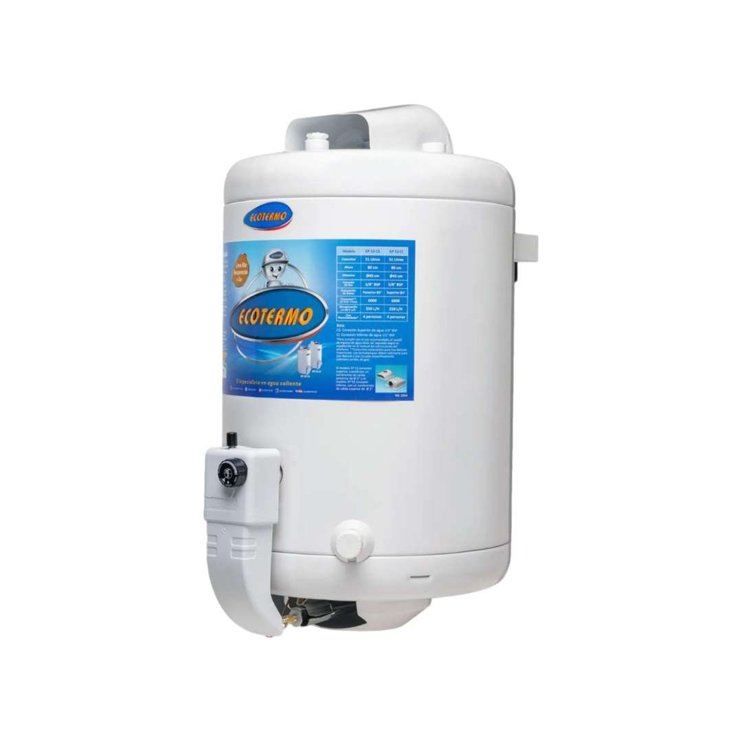 Termotanque Ecotermo 53 Litros con Superior a Gas Envasado de Alta Recuperación - Imagen 5