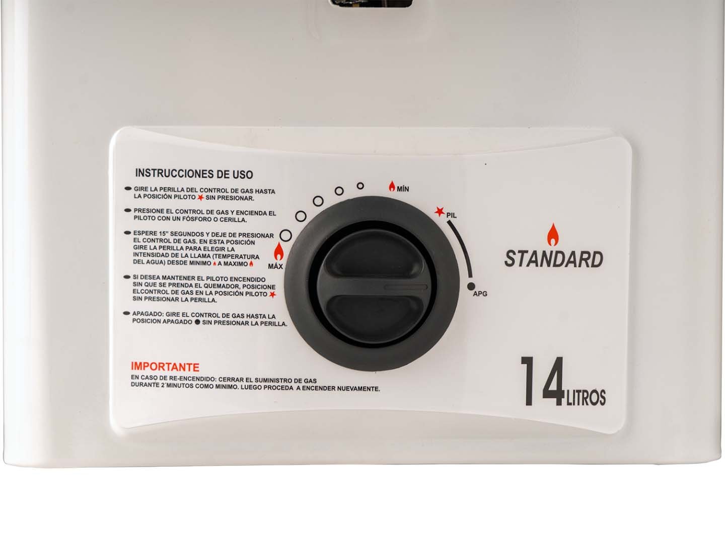 Calefon Ecotermo 14 Lts Standard GE - Imagen 4