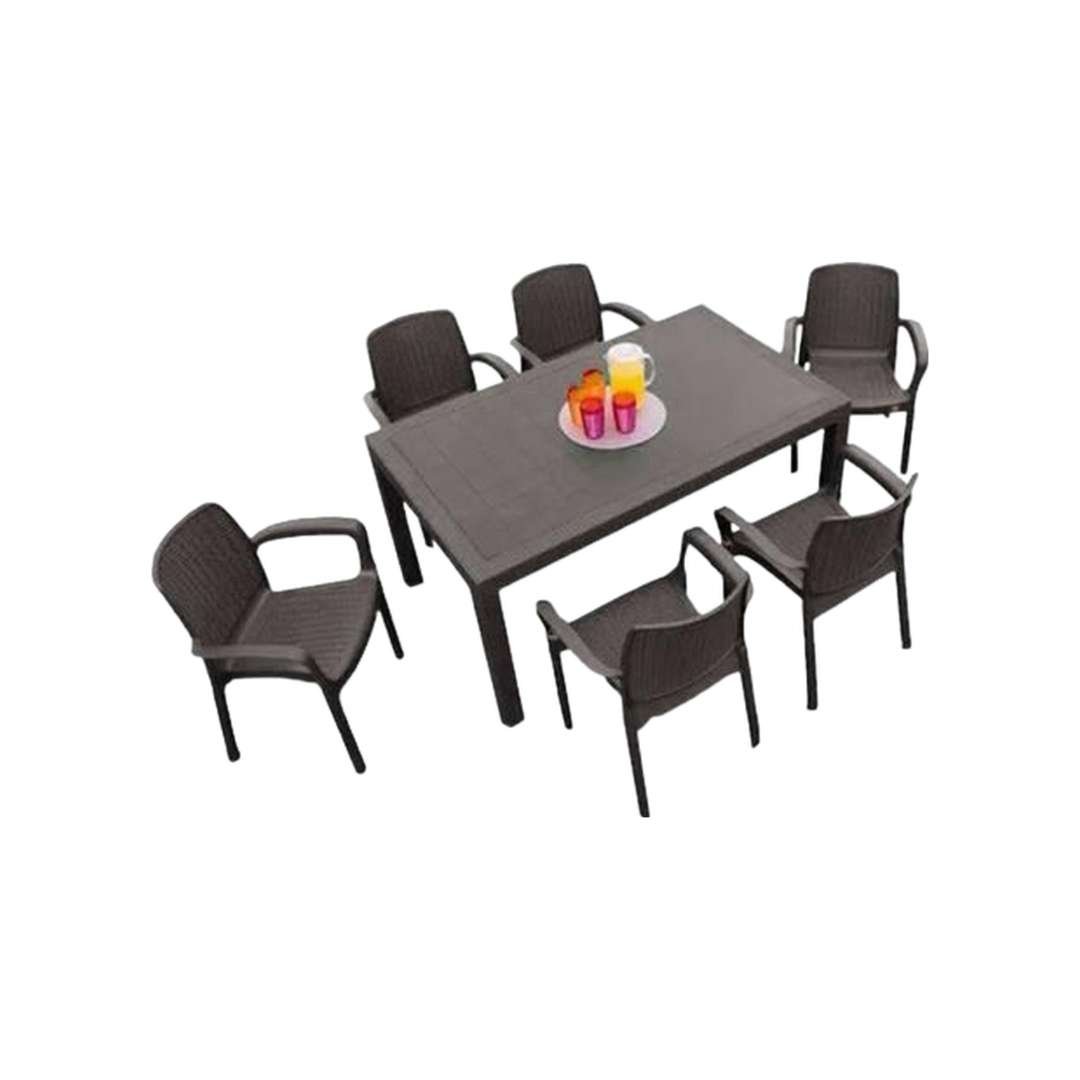 Mesa Indonesia con Tapa Plástica 1.50x90 cm - Imagen 2
