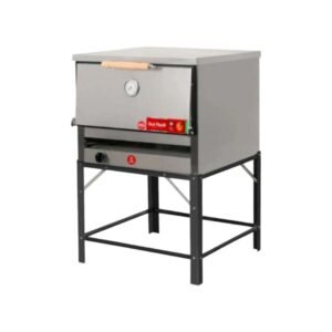 Horno Sol Real GE Pizzero 12 Moldes Puerta Ciega Acero