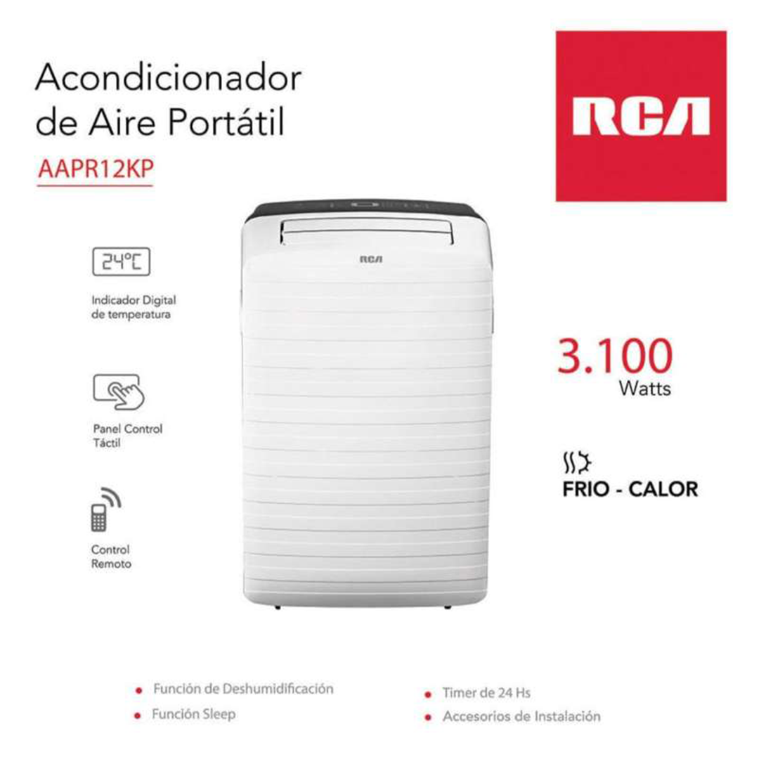 Aire acondicionado portátil 3100 F/C RCA - Imagen 2