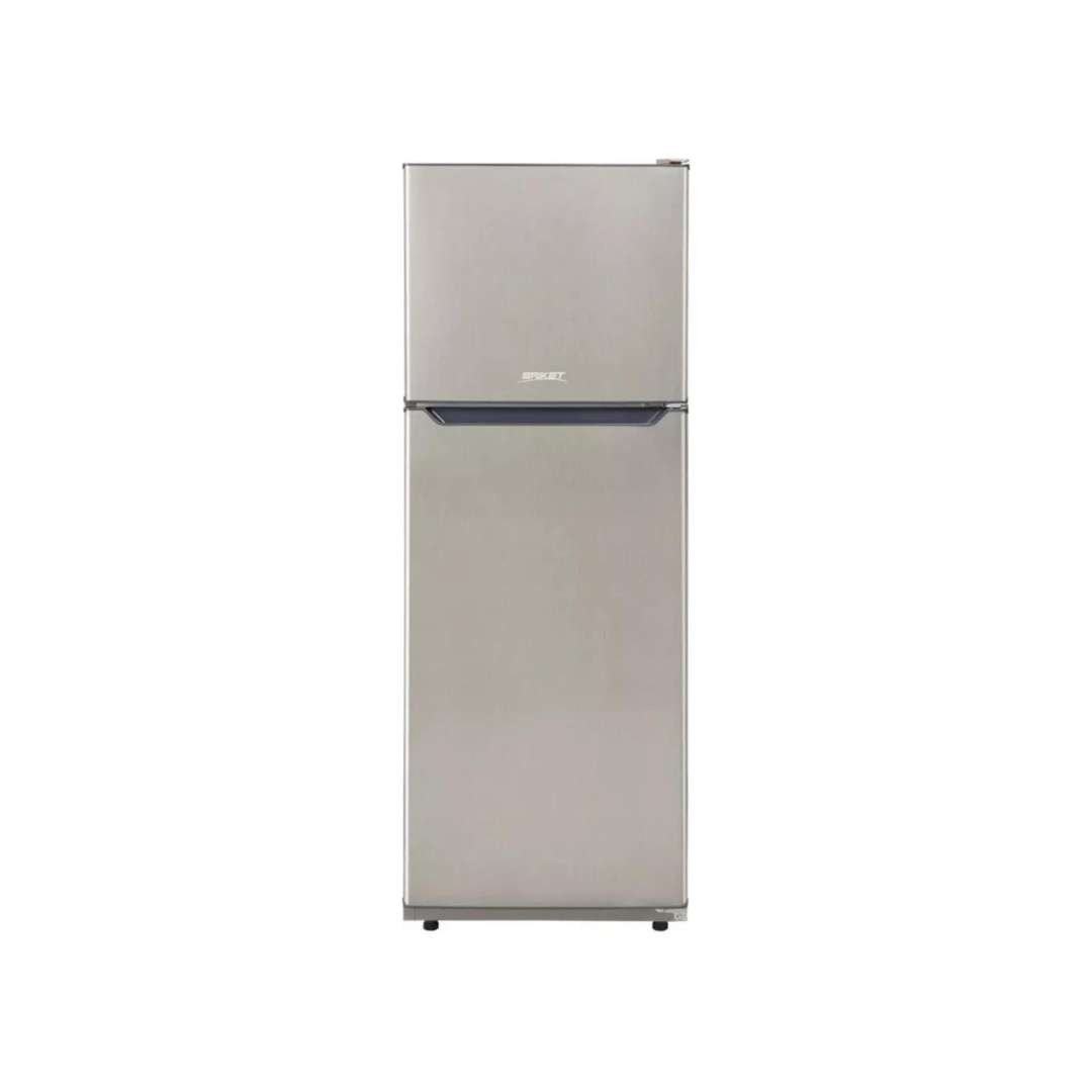 Heladera Briket 2 puertas 257 L — Gris con estantes de vidrio templado