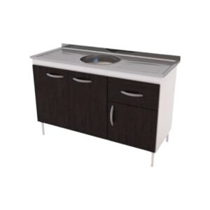 Bajo mesada Delos 1,20 m – 3 puertas / 1 cajón