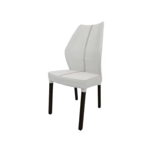 Silla de cuerina color tiza