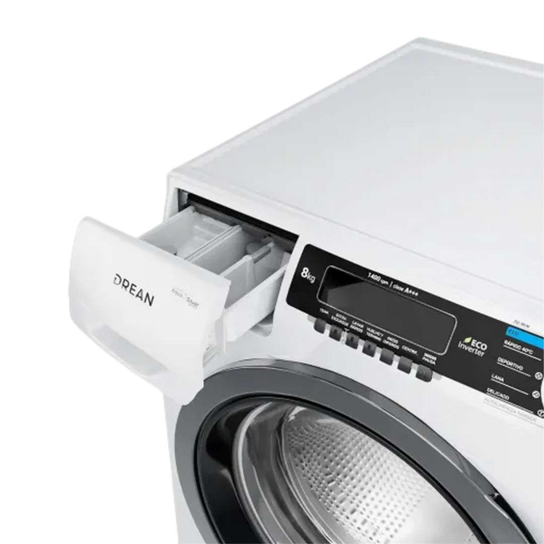 Lavarropas Drean 8 kg 1400 RPM Bco Inverter - Imagen 3