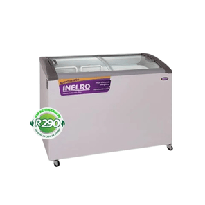 Freezer Inelro Plus Exhibidor 279 Lts Gris