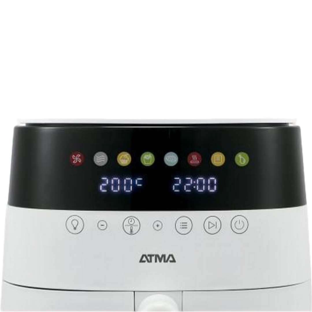 Freidora de aire Atma 8 litros, color blanca. - Imagen 3