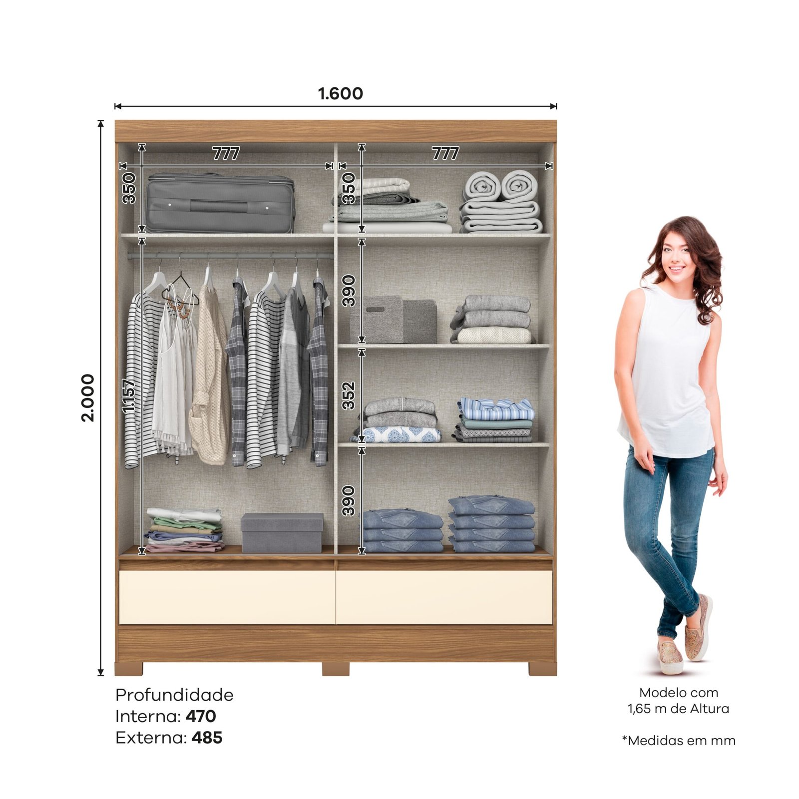 Placard 2 puertas corredizas b373-202 - Imagen 9