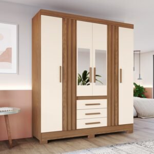 Placard 4 puertas / 3 cajones b375-127