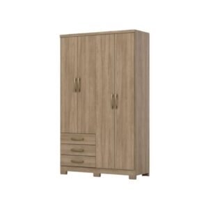 Placard Caju 4 puertas / 3 cajones
