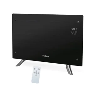 Calefactor Liliana Vidrio Negro 1200/2200W