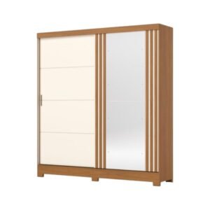 Placard 2 Puertas Corredizas Cinamomo / Off White b352-221