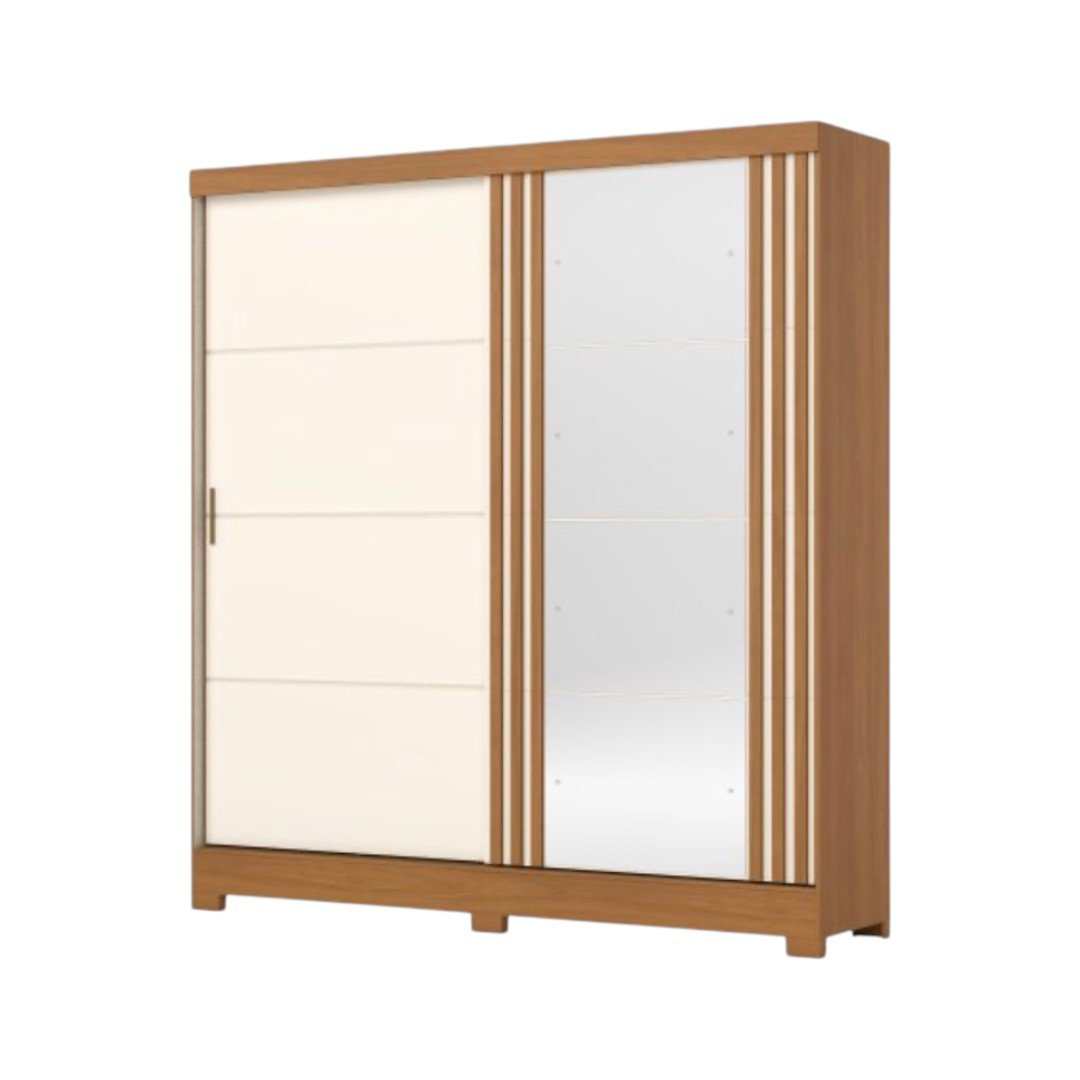 Placard 2 Puertas Corredizas Cinamomo / Off White b352-221