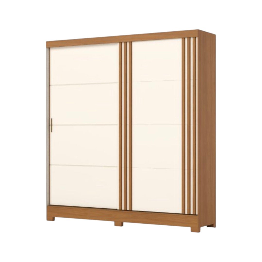 Placard 2 Puertas Corredizas Cinamomo / Off White b352-221 - Imagen 2