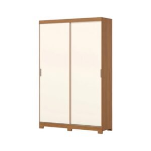Placard Lucca 2 Puertas Corredizas Cinamomo / Off White Avela