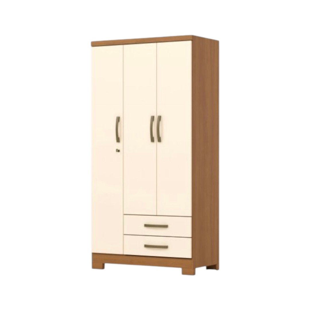 Placard Acai 3 Puertas Cinamomo / Off White - Imagen 2