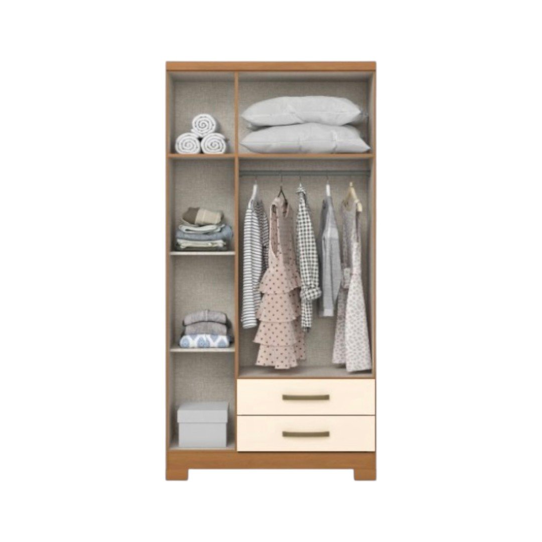 Placard Acai 3 Puertas Cinamomo / Off White - Imagen 3