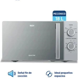 Microondas BGH 18 Lts Gris