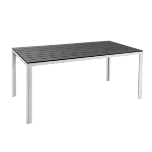 Mesa Crivel Plástico Gris/Blanco