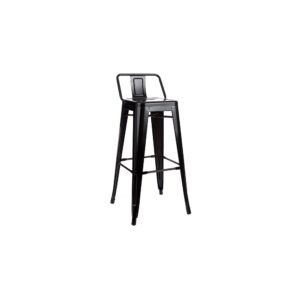 Banqueta Garden Life Tolix con respaldo