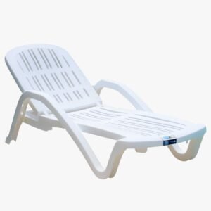Reposera Piletera Miami Blanca