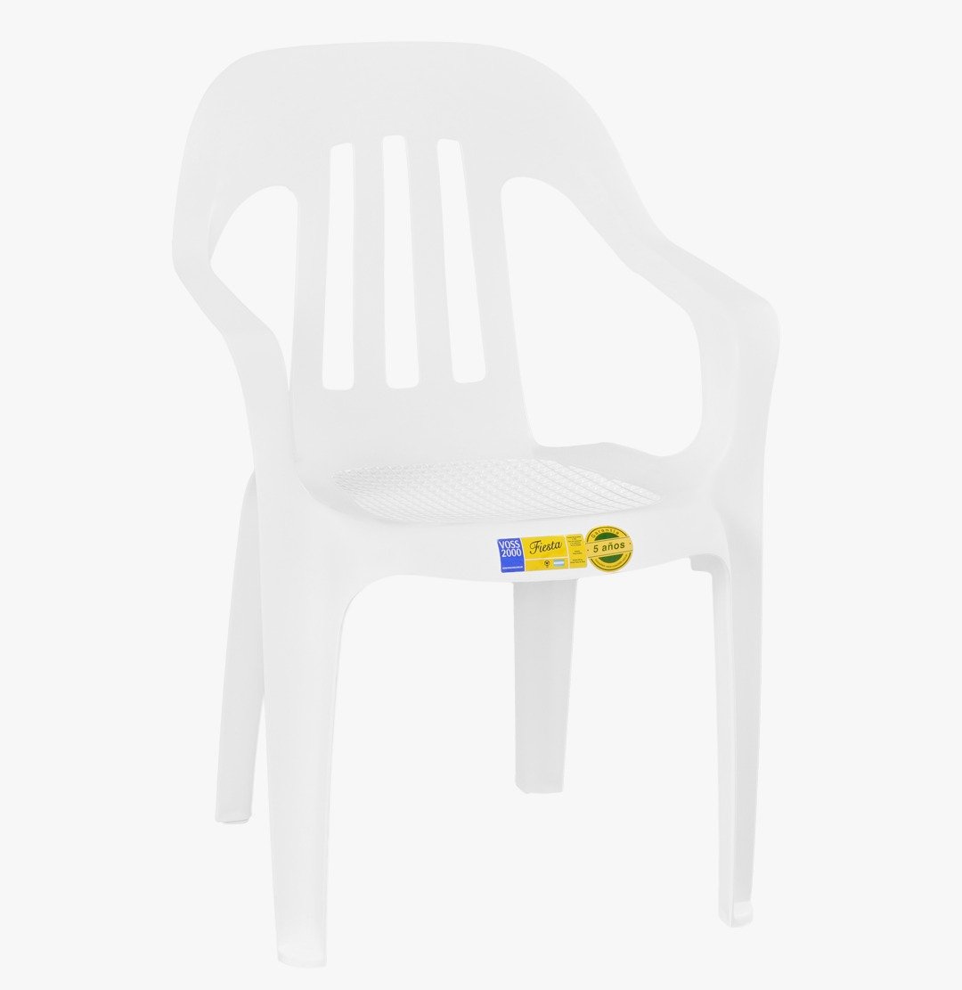 Sillon Fiesta Rejillada Blanca