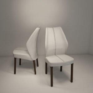 Silla tapizada en cuerina