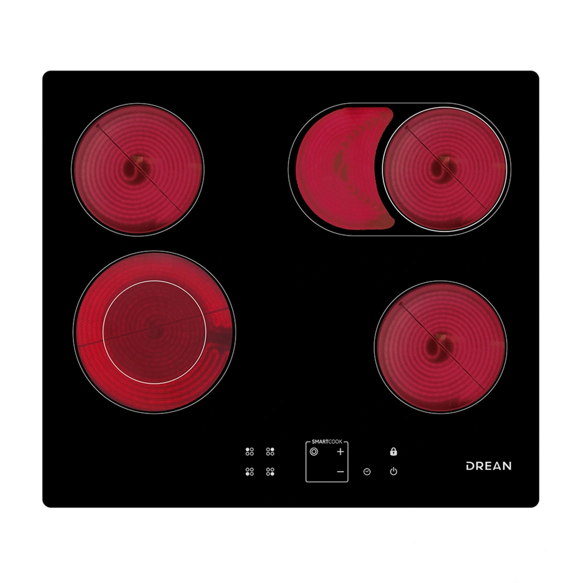 Anafe Drean Eléctrico Vitro 4 Hornallas - Imagen 2