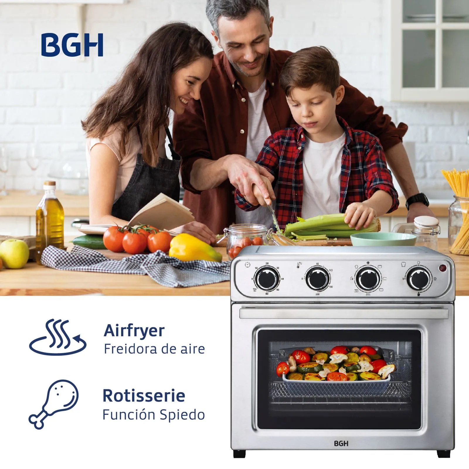 Hornito eléctrico BGH Airfryer - Imagen 2