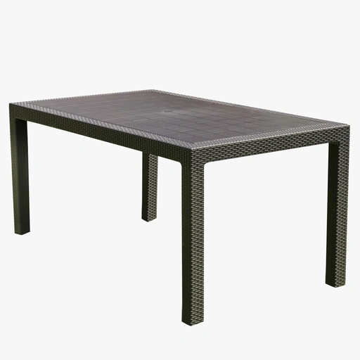 Mesa Indonesia simil ratan 1.50 x 0.90 - tapa plástica
