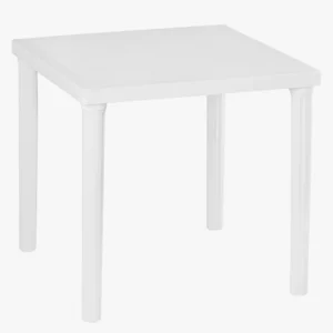 Mesa Jamaica cuadrada 75 x 75 Blanca